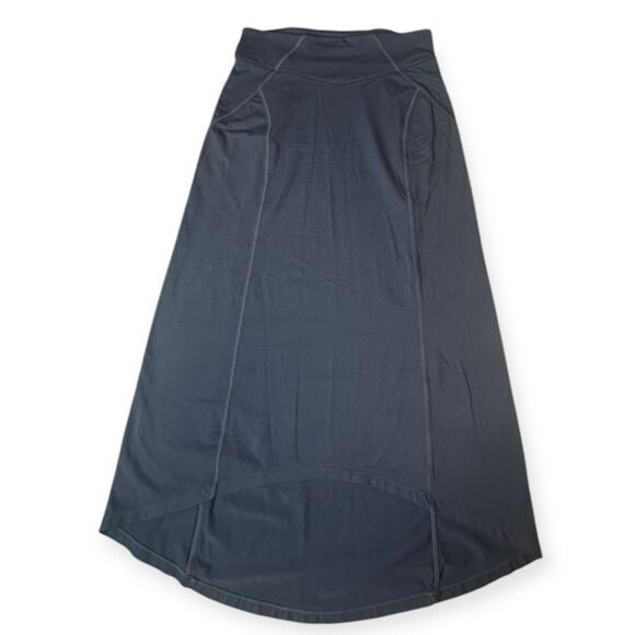 ATHLETA Women’s Flint Gray Thrones Maxi High Low Travel Beach Skirt Size Small - Picture 1 of 5